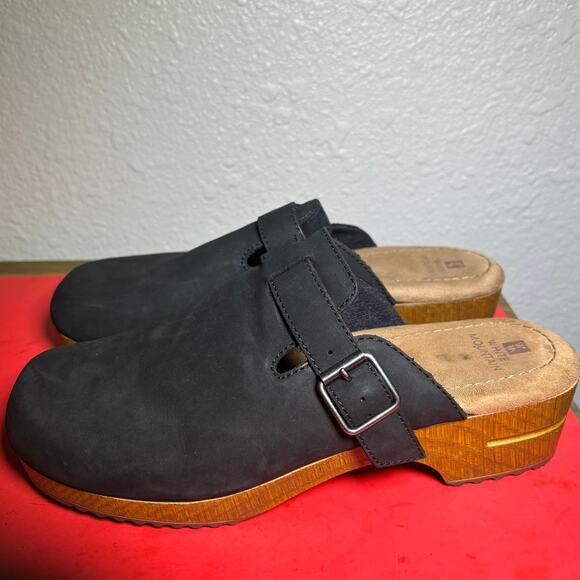 White Mountain Women's Behold Clogs black /brown size 10.5/11 - Picture 4 of 10